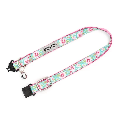 Watercolor Floral Adjustable Cat Collar - The Worthy Dog 1 Watercolor Floral Adjustable Cat Collar - The Worthy Dog