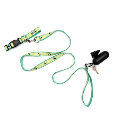 The Worthy Dog Lemons Adjustable Dog Collar 1 The Worthy Dog Lemons Adjustable Dog Collar