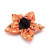 The Worthy Dog Candy Corn Ghouls Flower - Adjustable Pet Collar Accessory