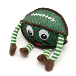 Football Player Squeaky Tough Plush Dog Toy - The Worthy Dog