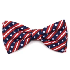 The Worthy Dog Bias Stars And Stripes Bow Tie Adjustable Collar Attachment Accessory -Pet Shop GUEST 08d06665 dc49 4226 ab19 1cbb8d6cd72b