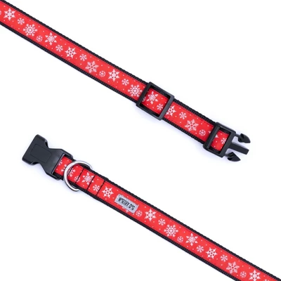 The Worthy Dog Let It Snow Dog Collar 3 The Worthy Dog Let It Snow Dog Collar - Image 3