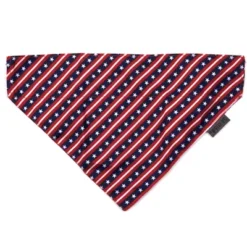 The Worthy Dog Bias Stars And Stripes Slide-On Bandana Collar Accessory -Pet Shop GUEST 0ae75184 d694 4259 9fef 70865dc44b69