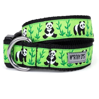 The Worthy Dog Pandas Dog Collar 1 The Worthy Dog Pandas Dog Collar