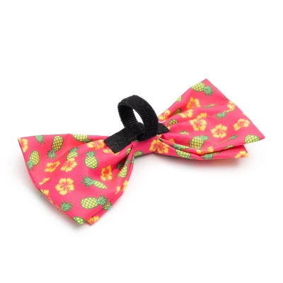 The Worthy Dog Pineapples Bow Tie Accessory 1 The Worthy Dog Pineapples Bow Tie Accessory