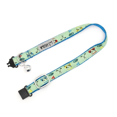 Golf Adjustable Cat Collar - The Worthy Dog 1 Golf Adjustable Cat Collar - The Worthy Dog