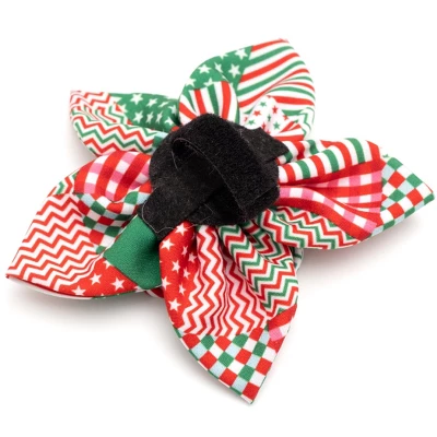 The Worthy Dog Americana Holiday Flower Accessory 1 The Worthy Dog Americana Holiday Flower Accessory