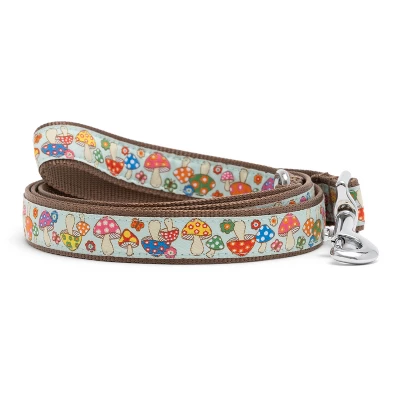 The Worthy Dog Mushrooms Pet Leash 1 The Worthy Dog Mushrooms Pet Leash