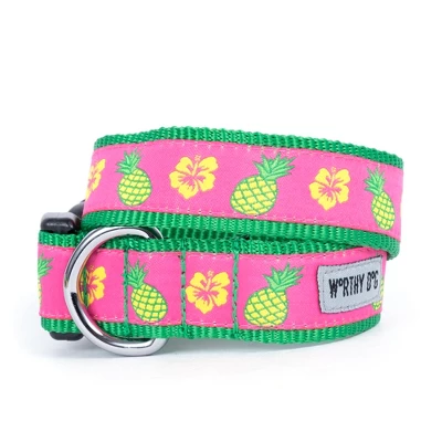 The Worthy Dog Pineapples Dog Collar 1 The Worthy Dog Pineapples Dog Collar