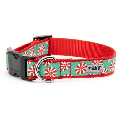 The Worthy Dog Peppermints Dog Collar 3 The Worthy Dog Peppermints Dog Collar - Image 3