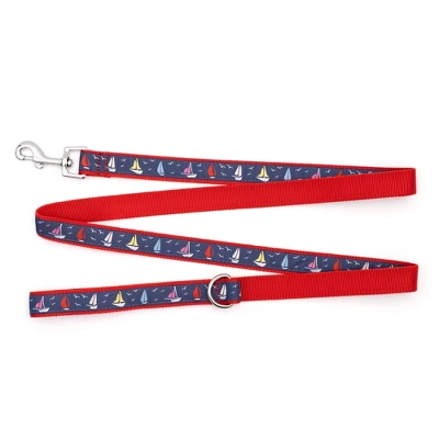 The Worthy Dog Sailboats Dog Leash 3 The Worthy Dog Sailboats Dog Leash - Image 3