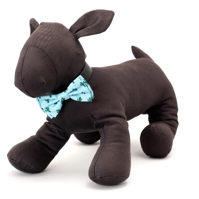 The Worthy Dog Cactus Bow Tie Adjustable Collar Attachment Accessory 2 The Worthy Dog Cactus Bow Tie Adjustable Collar Attachment Accessory - Image 2