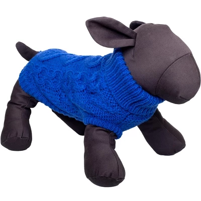 The Worthy Dog Chunky Knit Turtleneck Pullover Sweater 2 The Worthy Dog Chunky Knit Turtleneck Pullover Sweater - Image 2