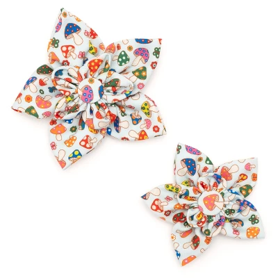 The Worthy Dog Mushrooms Flower - Adjustable Pet Accessory 2 The Worthy Dog Mushrooms Flower - Adjustable Pet Accessory - Image 2