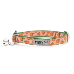 The Worthy Dog Peachy Keen Breakaway Adjustable Cat Collar 5 The Worthy Dog Peachy Keen Breakaway Adjustable Cat Collar -Pet Shop GUEST 3235aede 0f95 452a 859b 2336f1efea31