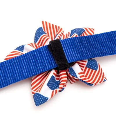The Worthy Dog Patchwork Flag Adjustable Flower Accessory 1 The Worthy Dog Patchwork Flag Adjustable Flower Accessory
