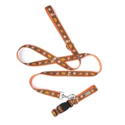 The Worthy Dog Pumpkin Spice Adjustable Dog Collar