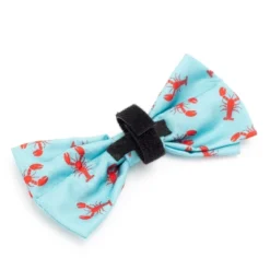 The Worthy Dog Lobsters Bow Tie Adjustable Collar Attachment Accessory