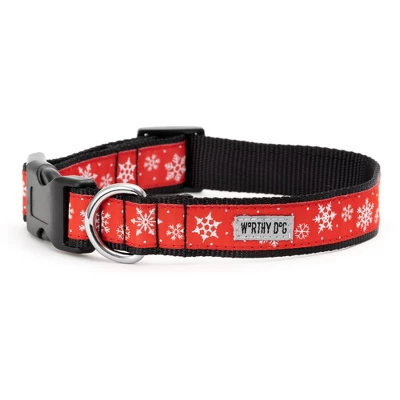 The Worthy Dog Let It Snow Dog Collar 4 The Worthy Dog Let It Snow Dog Collar - Image 4