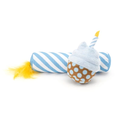 The Worthy Cat Birthday Cupcake & Candle Cat Toy Set - 2pk - By The Worthy Dog 2 The Worthy Cat Birthday Cupcake & Candle Cat Toy Set - 2pk - By The Worthy Dog - Image 2