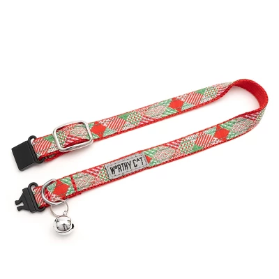 The Worthy Dog Americana Holiday Breakaway Adjustable Cat Collar 1 The Worthy Dog Americana Holiday Breakaway Adjustable Cat Collar