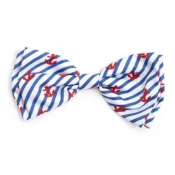The Worthy Dog Stripe Anchors Bow Tie Accessory 5 The Worthy Dog Stripe Anchors Bow Tie Accessory -Pet Shop GUEST 4c616a99 44f5 4046 b1c3 e99bdd843f26