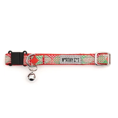 The Worthy Dog Americana Holiday Breakaway Adjustable Cat Collar 2 The Worthy Dog Americana Holiday Breakaway Adjustable Cat Collar - Image 2