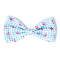 The Worthy Dog Gingham Flamingos Bow Tie Accessory 5 The Worthy Dog Gingham Flamingos Bow Tie Accessory -Pet Shop GUEST 6409dc6e a370 4f6d 8973 866fcd3fcc67