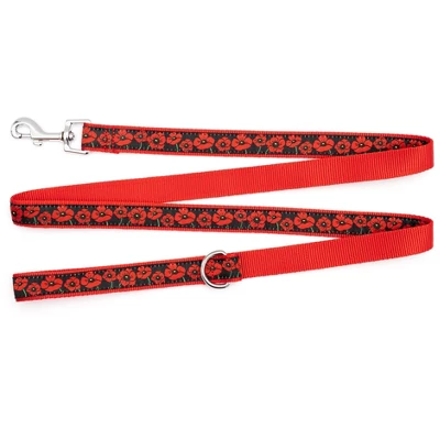 The Worthy Dog Poppies Dog Leash 2 The Worthy Dog Poppies Dog Leash - Image 2