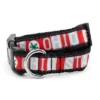 The License House Ohio State Buckeyes Dog Colorblock Collar