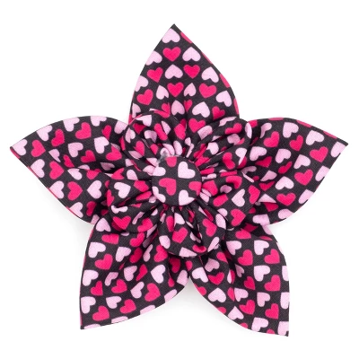 The Worthy Dog Heartthrob Flower Adjustable Collar Attachment Accessory 3 The Worthy Dog Heartthrob Flower Adjustable Collar Attachment Accessory - Image 3