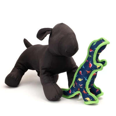 The Worthy Dog Tough Dino Dog Toy 2 The Worthy Dog Tough Dino Dog Toy - Image 2