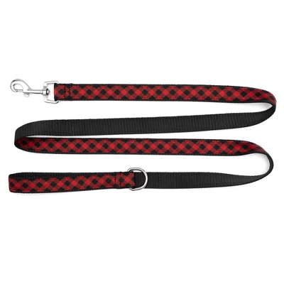 The Worthy Dog Bias Buffalo Check Plaid Dog Leash 2 The Worthy Dog Bias Buffalo Check Plaid Dog Leash - Image 2