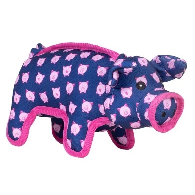 The Worthy Dog Tough Wilbur Pig Dog Toy 3 The Worthy Dog Tough Wilbur Pig Dog Toy - Image 3