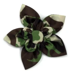 The Worthy Dog Camo Flower Adjustable Collar Attachment Accessory