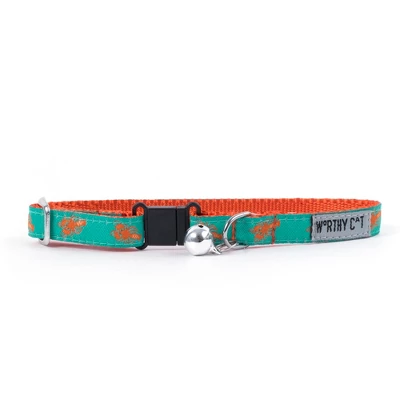 The Worthy Dog Lobsters Breakaway Adjustable Cat Collar 1 The Worthy Dog Lobsters Breakaway Adjustable Cat Collar