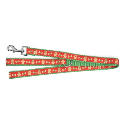 The Worthy Dog Gingerbread Bones Pet Leash 2 The Worthy Dog Gingerbread Bones Pet Leash - Image 2