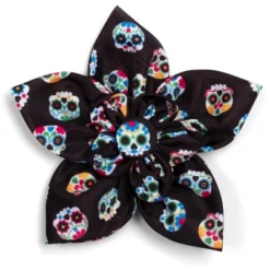 The Worthy Dog Skeletons Flower Adjustable Collar Attachment Accessory -Pet Shop GUEST 85a0bcf9 0527 4466 b634 db2604b51597