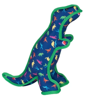 The Worthy Dog Tough Dino Dog Toy 3 The Worthy Dog Tough Dino Dog Toy - Image 3