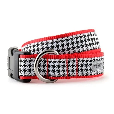 The Worthy Dog Houndstooth Dog Collar 1 The Worthy Dog Houndstooth Dog Collar