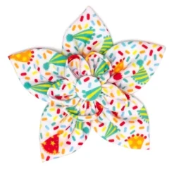 The Worthy Dog Celebrate Flower Adjustable Collar Attachment Accessory -Pet Shop GUEST 8fbee12b 8134 4dff 85d7 a6c7528773a9