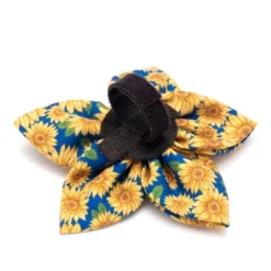 The Worthy Dog Sunflowers Flower - Adjustable Pet Collar Accessory