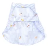 The Worthy Dog Embroidered Rubber Ducks Stripe Seersucker Adjustable Pet Dress