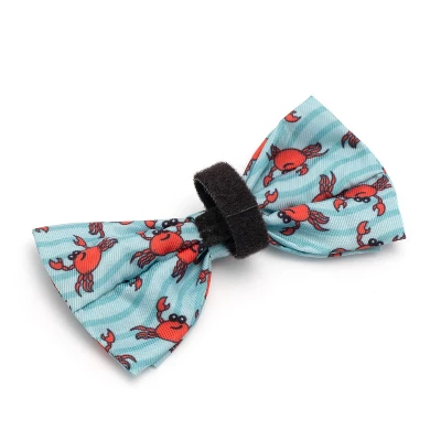 The Worthy Dog Crabs Bow Tie Adjustable Collar Attachment Accessory 1 The Worthy Dog Crabs Bow Tie Adjustable Collar Attachment Accessory