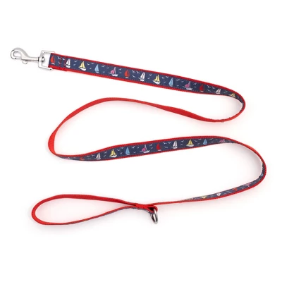 The Worthy Dog Sailboats Dog Leash 2 The Worthy Dog Sailboats Dog Leash - Image 2