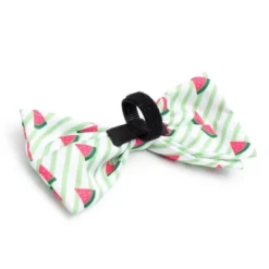 The Worthy Dog Stripe Watermelon Bow Tie Accessory