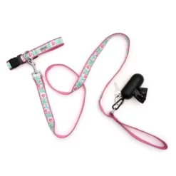 The Worthy Dog Watercolor Floral Dog Leash