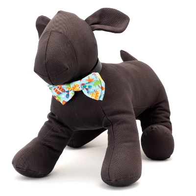 The Worthy Dog Life's A Beach Bow Tie Adjustable Collar Attachment Accessory 2 The Worthy Dog Life's A Beach Bow Tie Adjustable Collar Attachment Accessory - Image 2