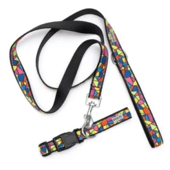 The Worthy Dog Stained Glass Adjustable Dog Collar