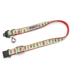 The Worthy Dog Holiday Trees Breakaway Adjustable Cat Collar